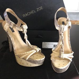 Rachel Zoe Real Snake Platforms